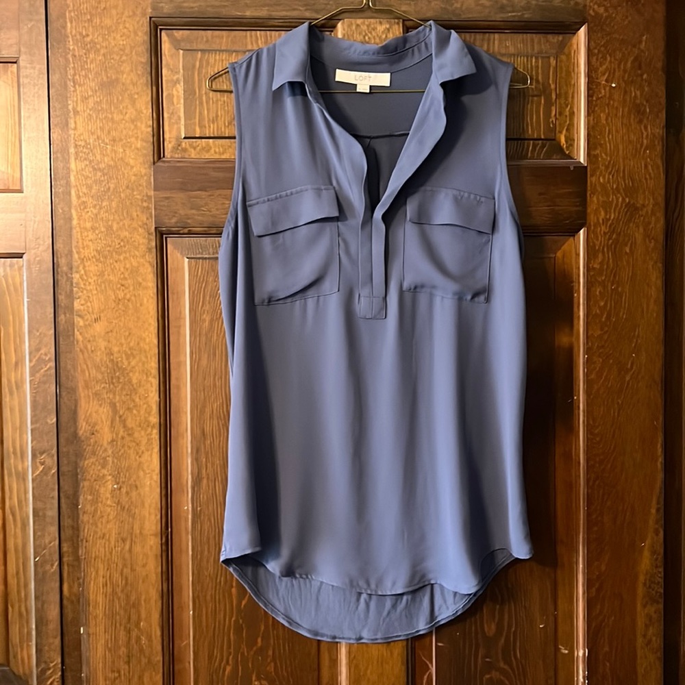 LOFT sleeveless blouse